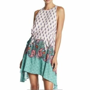 Free People Intimately Rendezvous Paisley Slip Dress Y2K